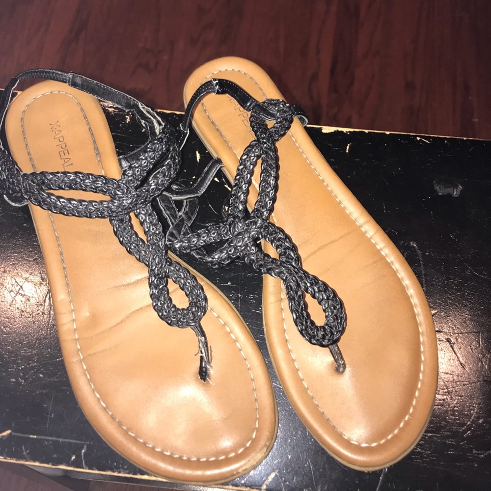 Black sandals